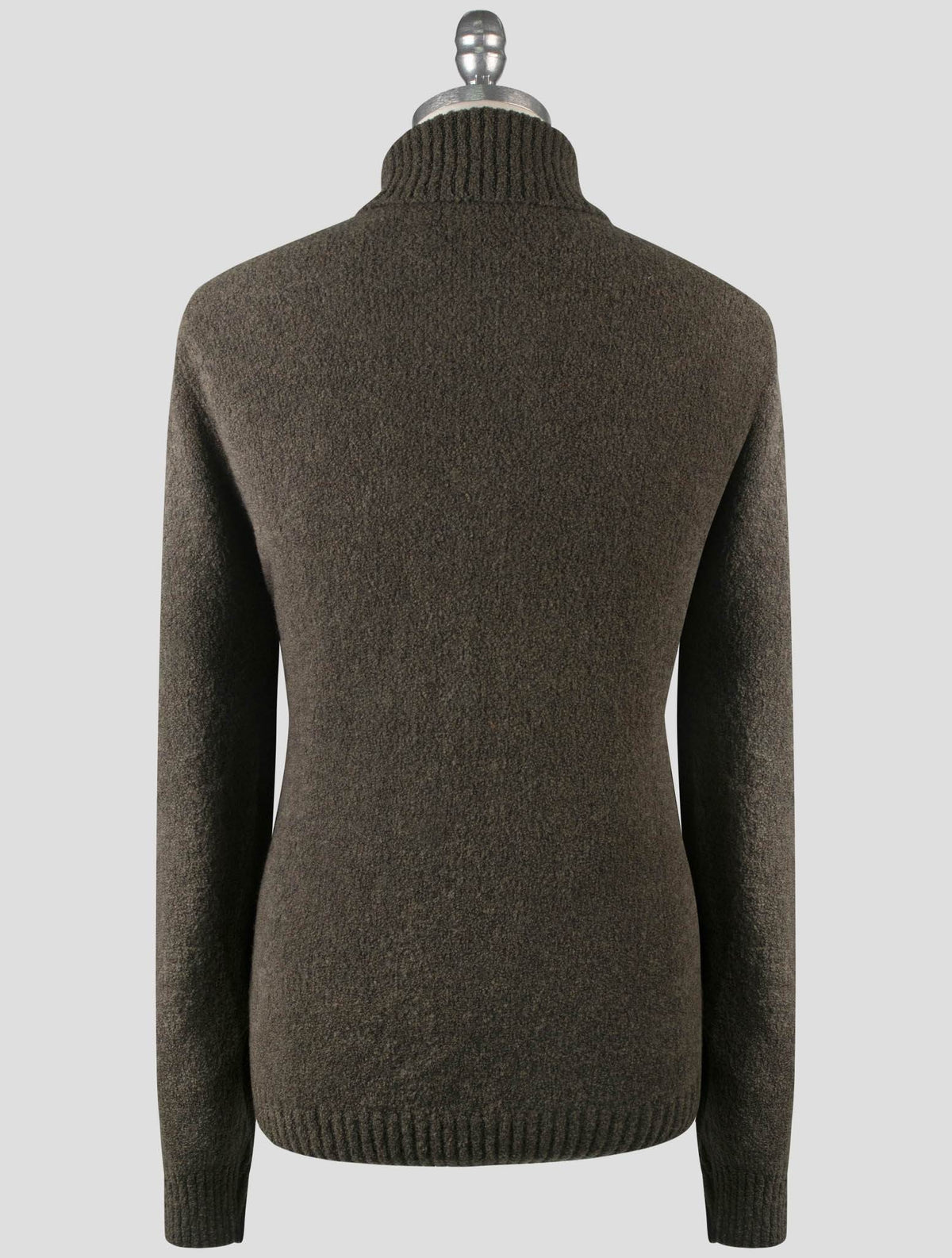 Gran Sasso Green Virgin Wool Pa Sweater Turtleneck