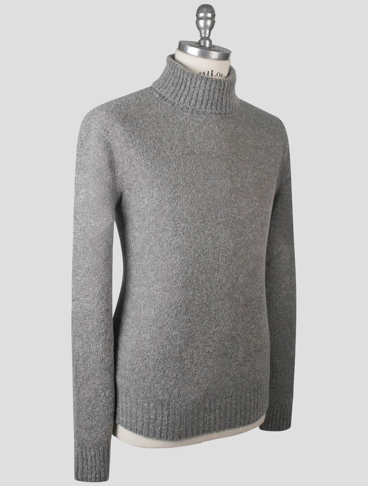 Gran Sasso Gran Sasso Gray Virgin Wool Pa Sweater Turtleneck Gray 001