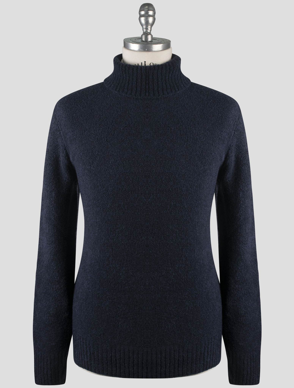 Gran Sasso Blue Virgin Wool Pa Sweater Turtleneck