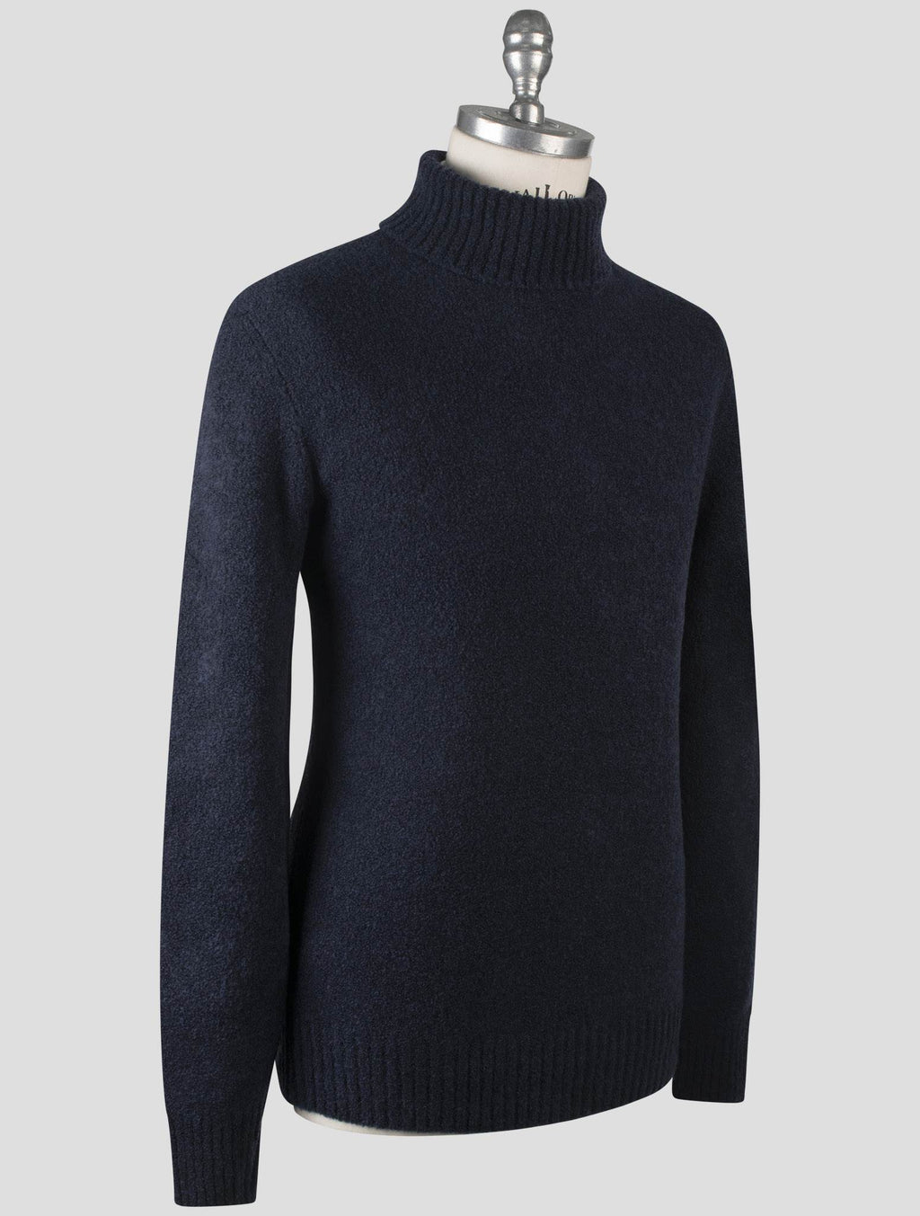 Gran Sasso Gran Sasso Blue Virgin Wool Pa Sweater Turtleneck Blue 001