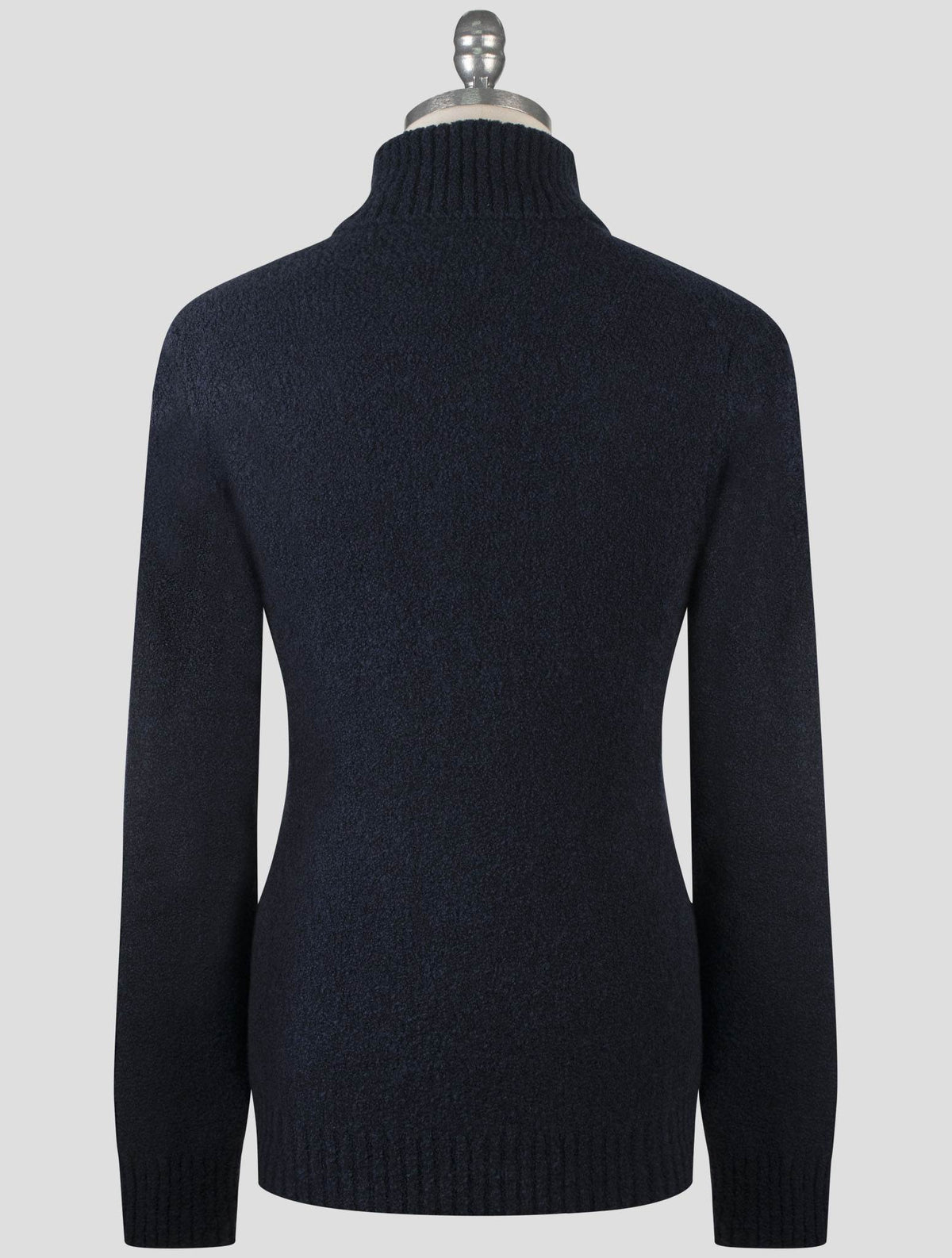 Gran Sasso Blue Virgin Wool Pa Sweater Turtleneck