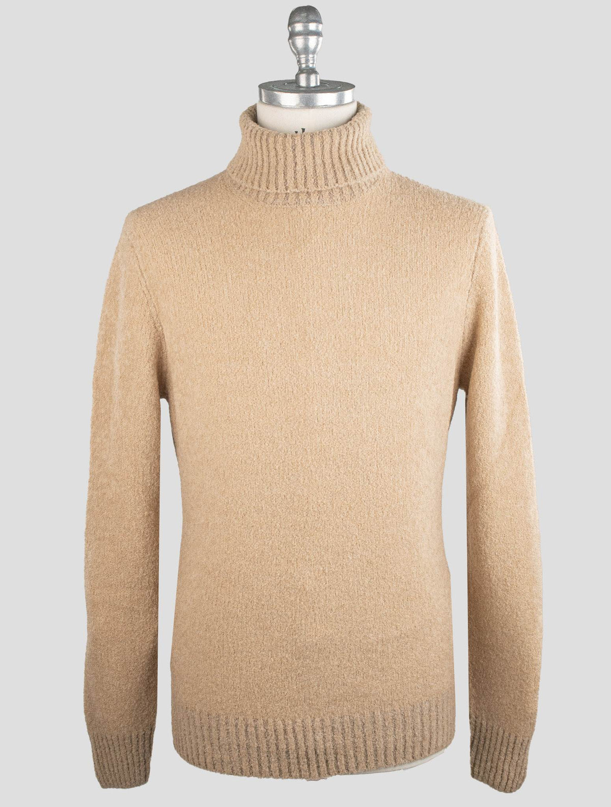 Gran Sasso Brown Virgin Wool Pa Sweater Turtleneck