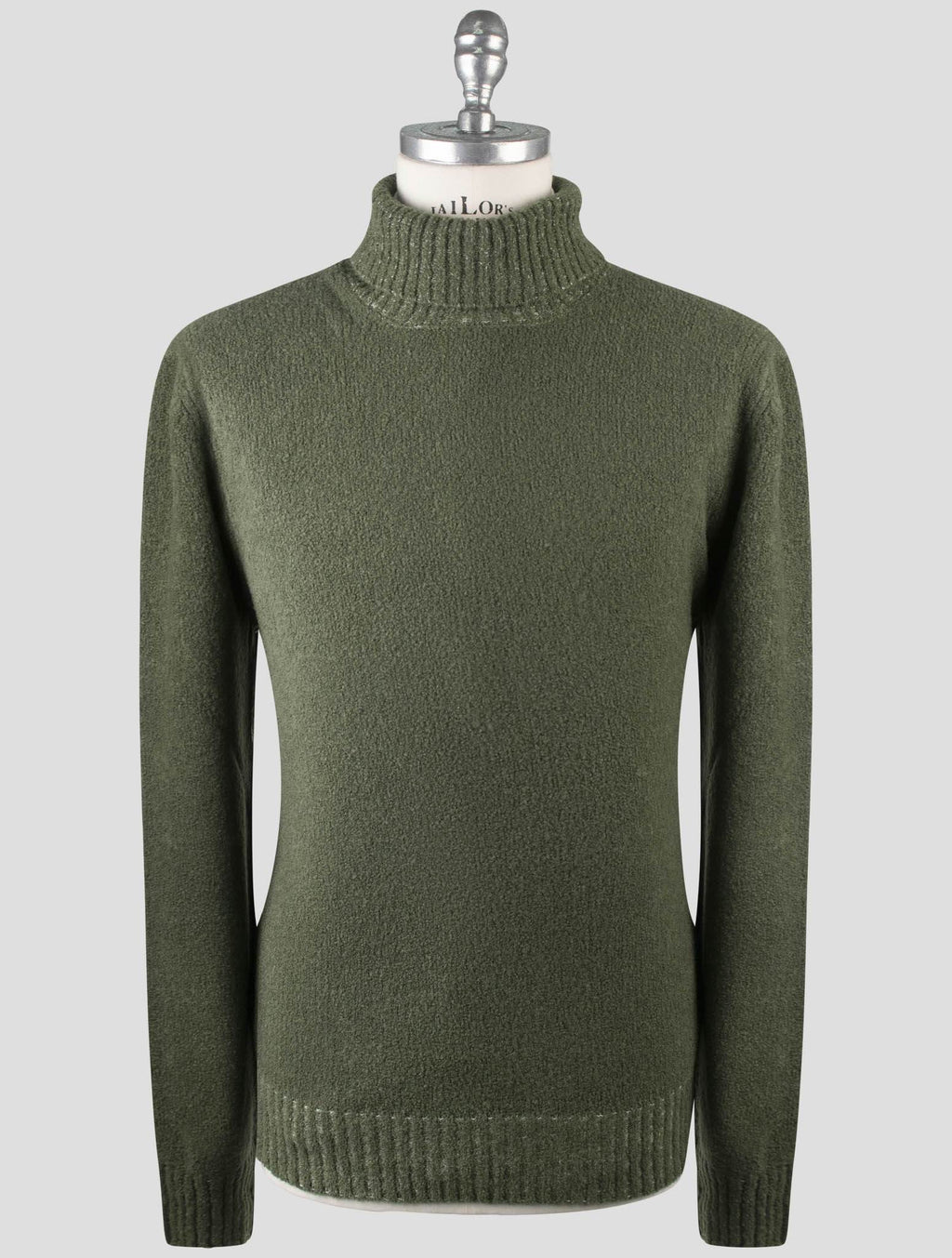 Gran Sasso Gran Sasso Green Virgin Wool Pa Sweater Turtleneck Green 000