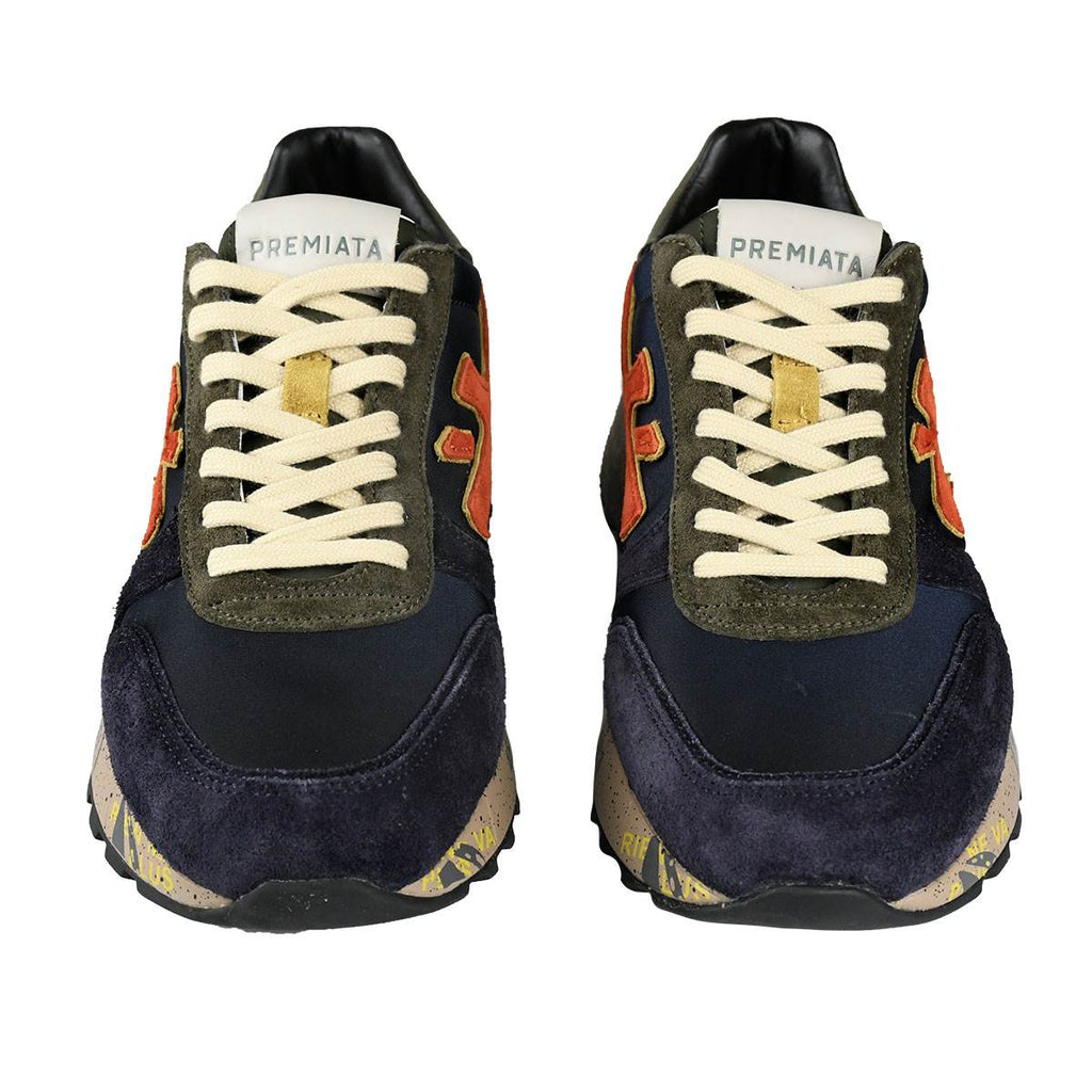 Premiata Multicolor Leather Suede Pa Sneakers 2