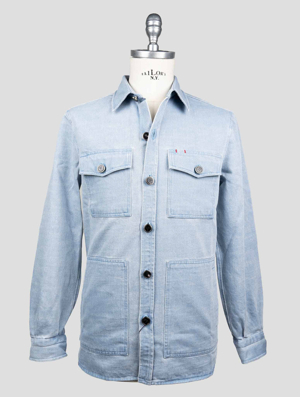 Isaia Denim Cotton Overshirt 1