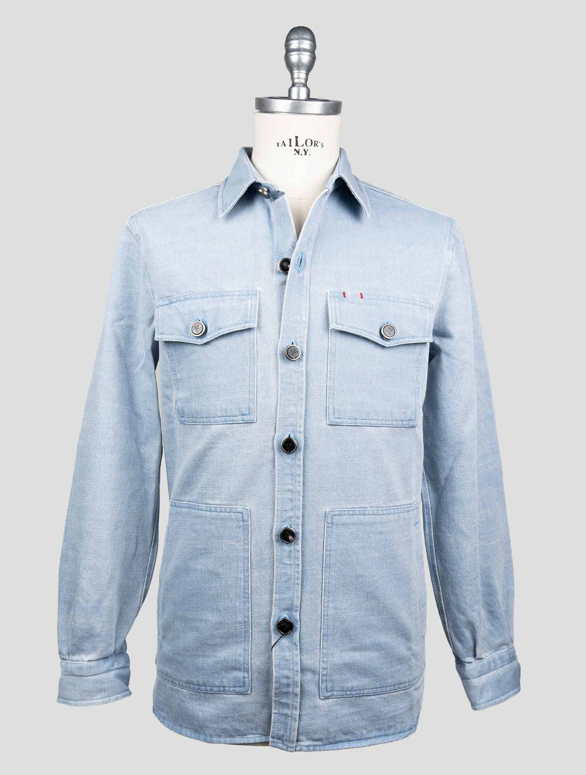 Isaia Denim Cotton Overshirt 1