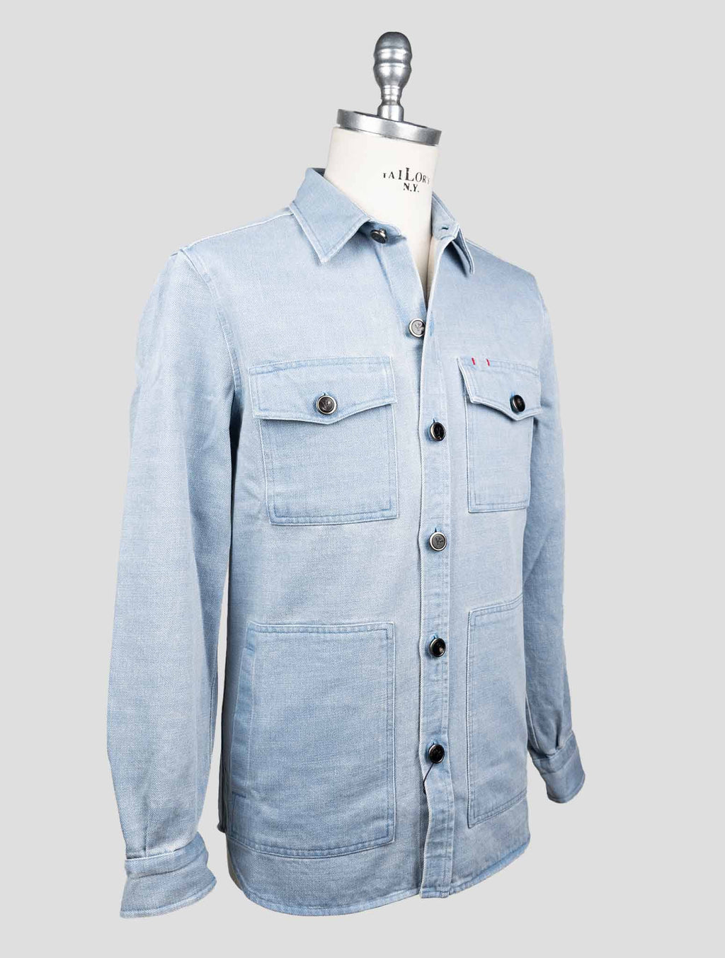 Isaia Denim Cotton Overshirt 2