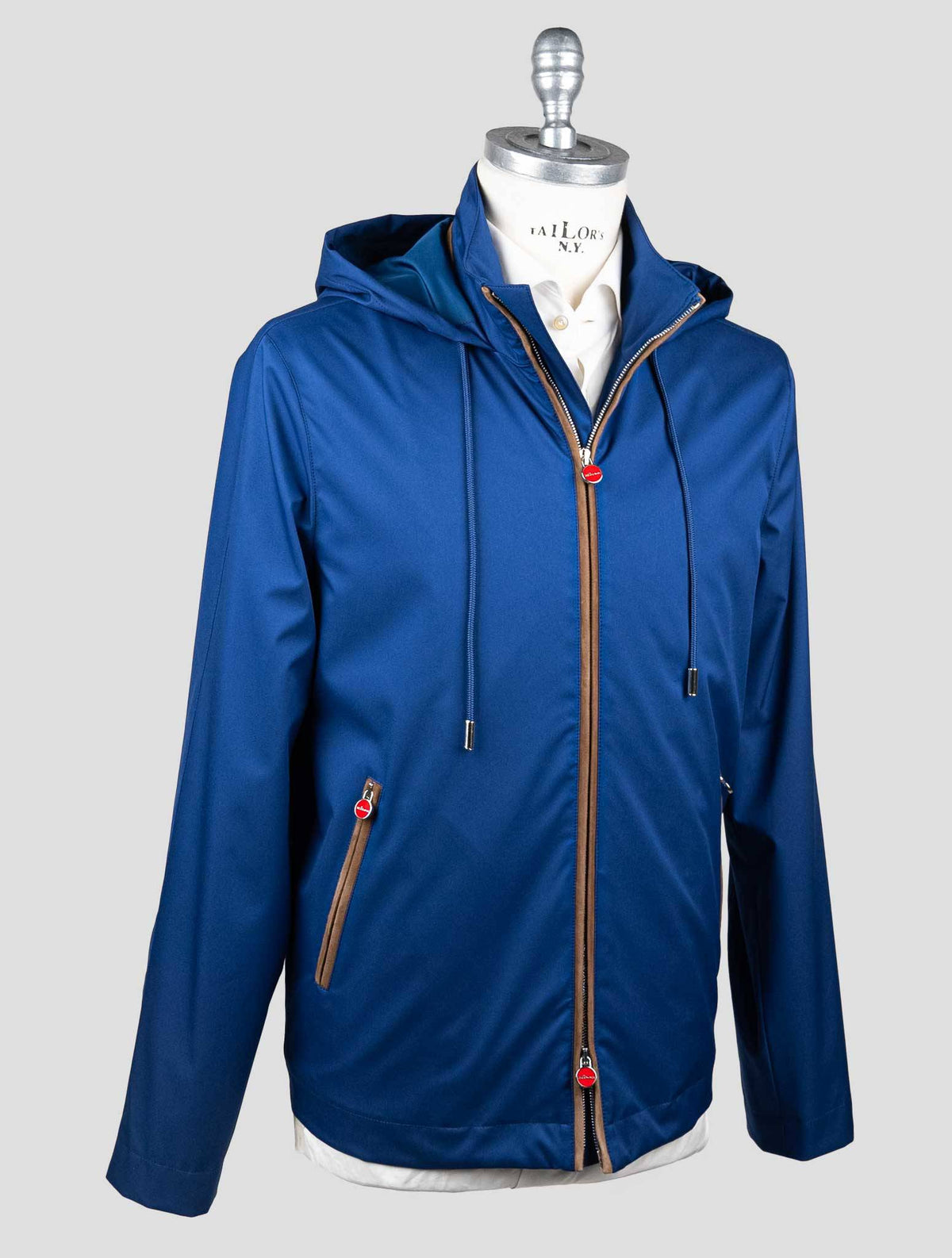 Kiton Blue Pl Coat KCY34 2