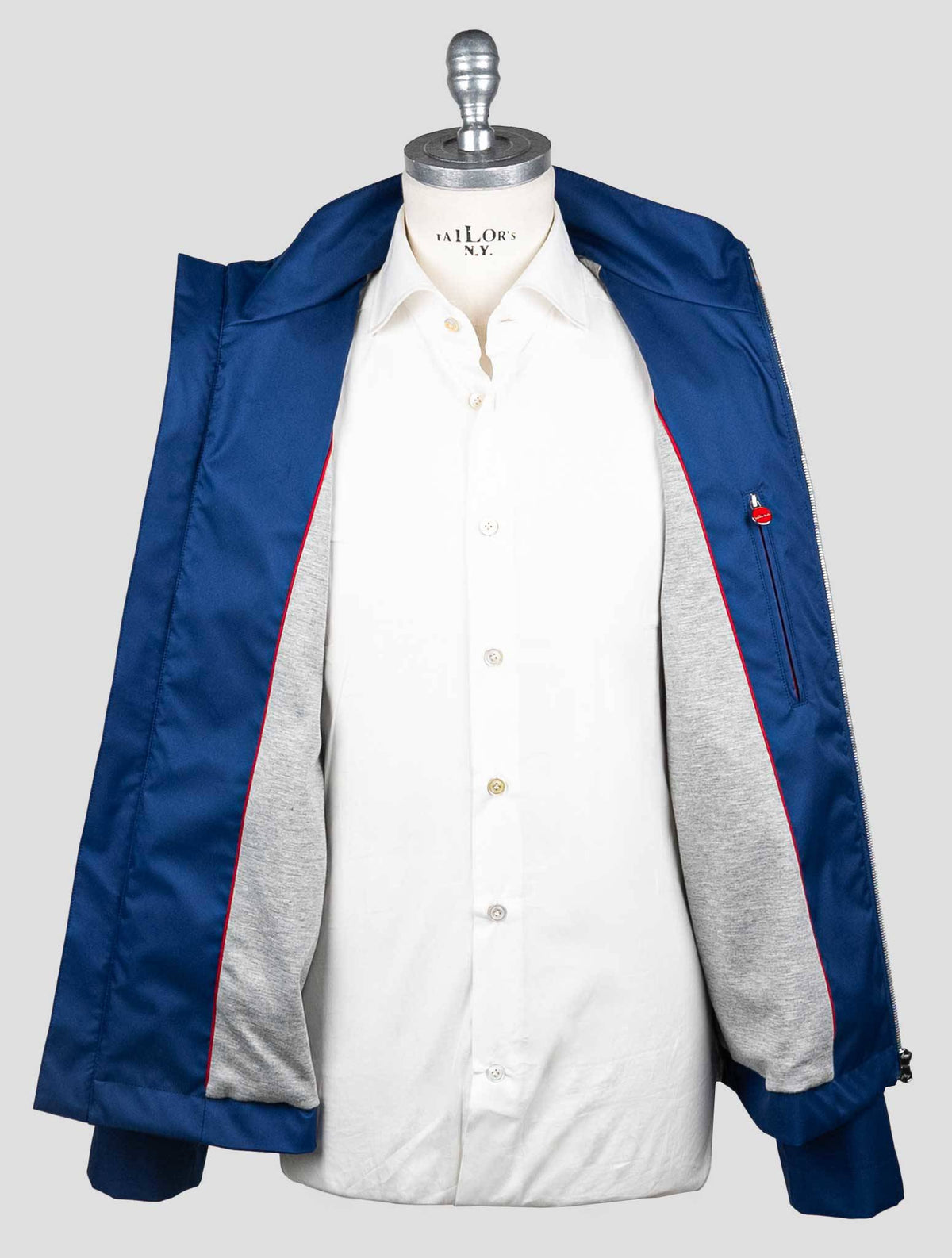 Kiton Blue Pl Coat KCY34 5