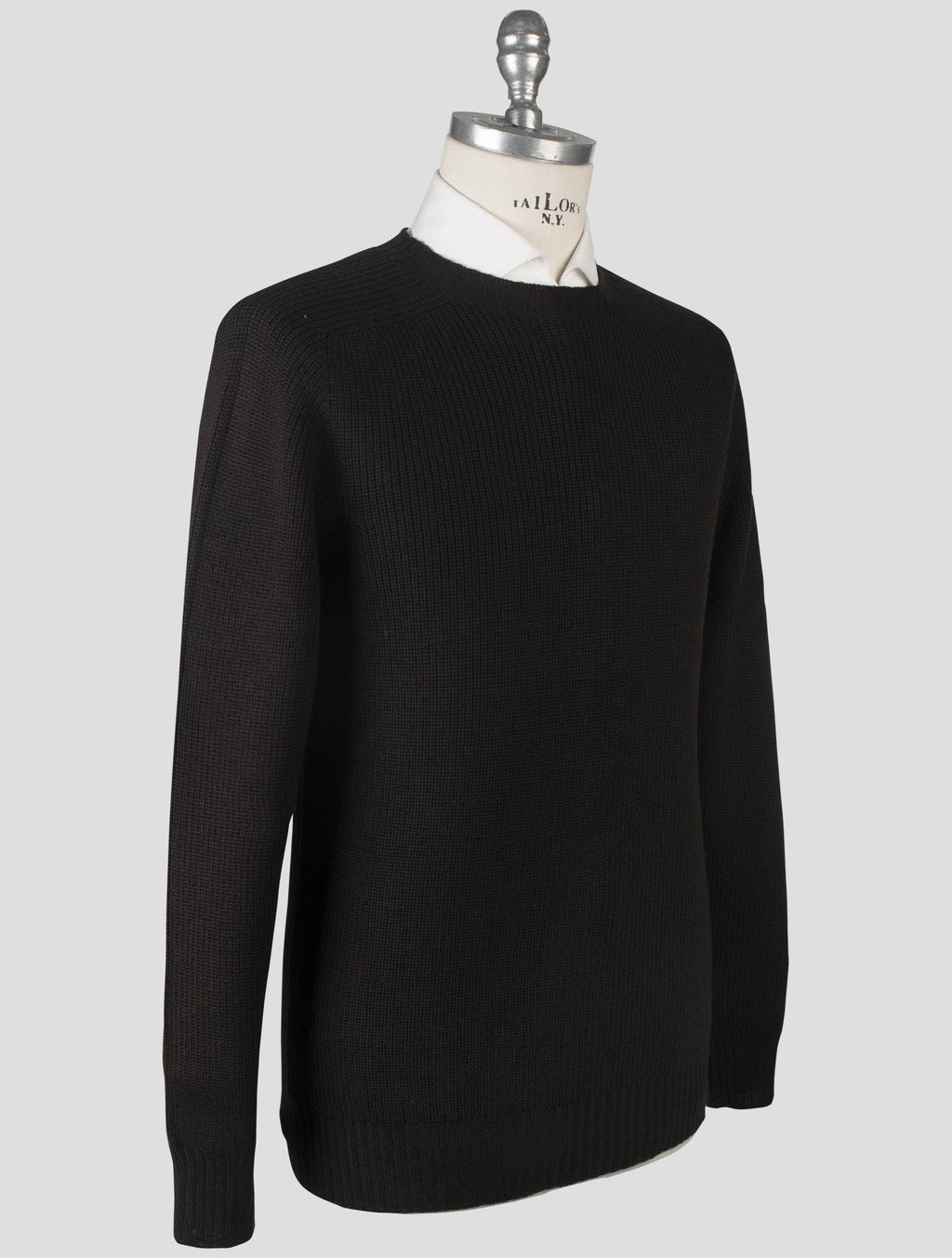 Gran Sasso Gran Sasso Brown Virgin Wool Sweater Crewneck Brown 001
