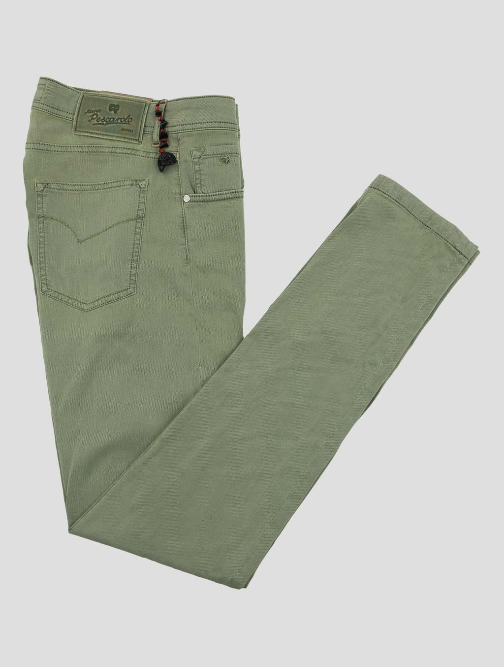 Marco Pescarolo Green Lyocell Cotton Ea Jeans 1