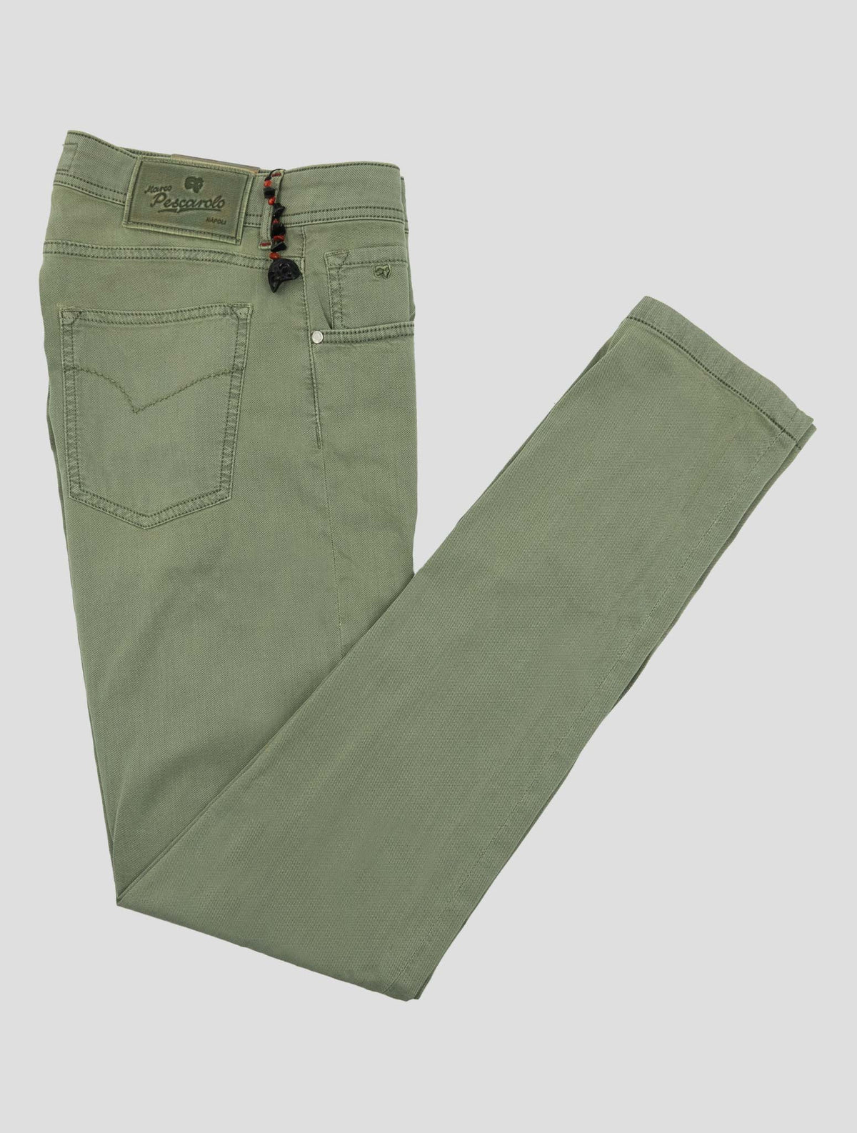 Marco Pescarolo Green Lyocell Cotton Ea Jeans 1