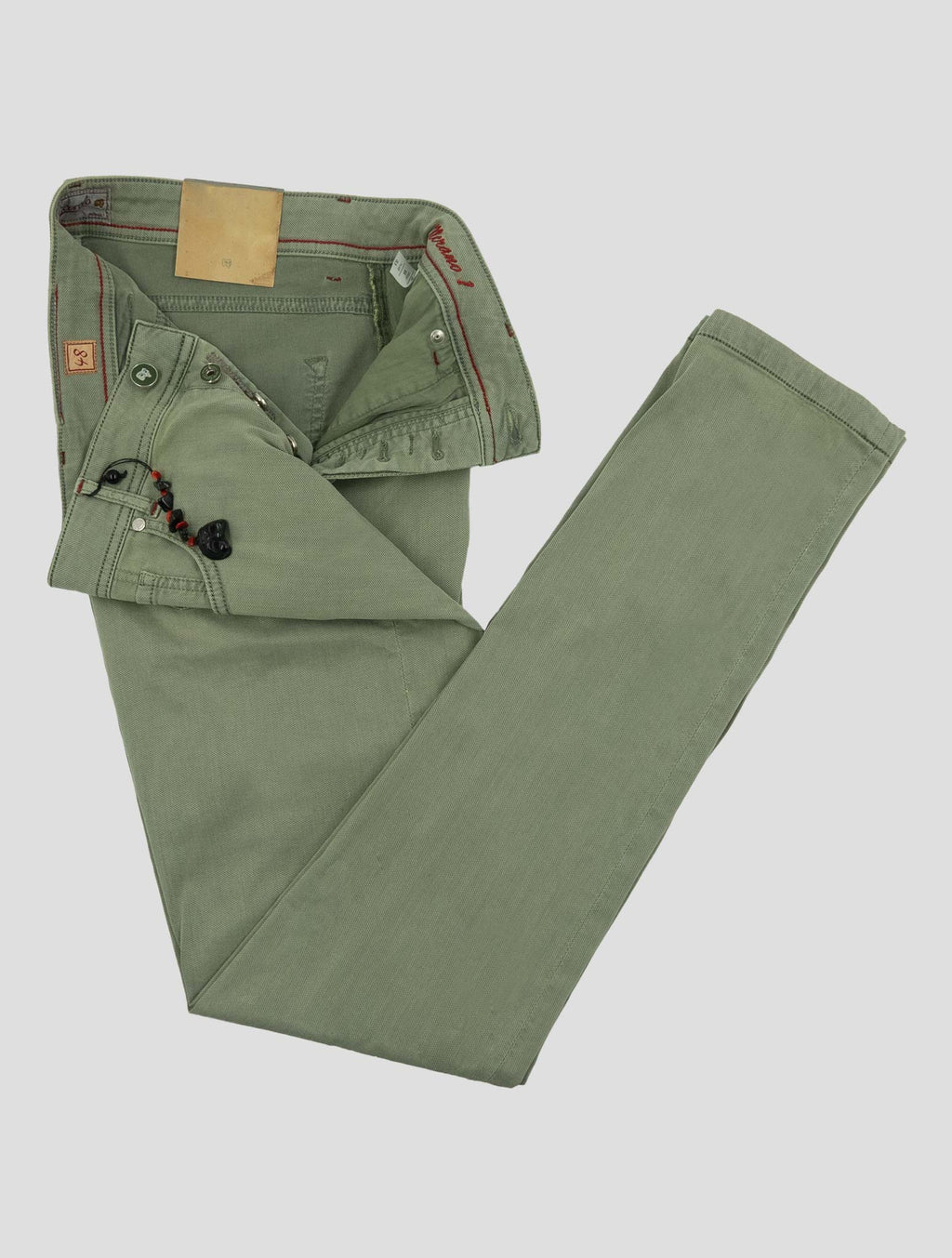 Marco Pescarolo Green Lyocell Cotton Ea Jeans 2