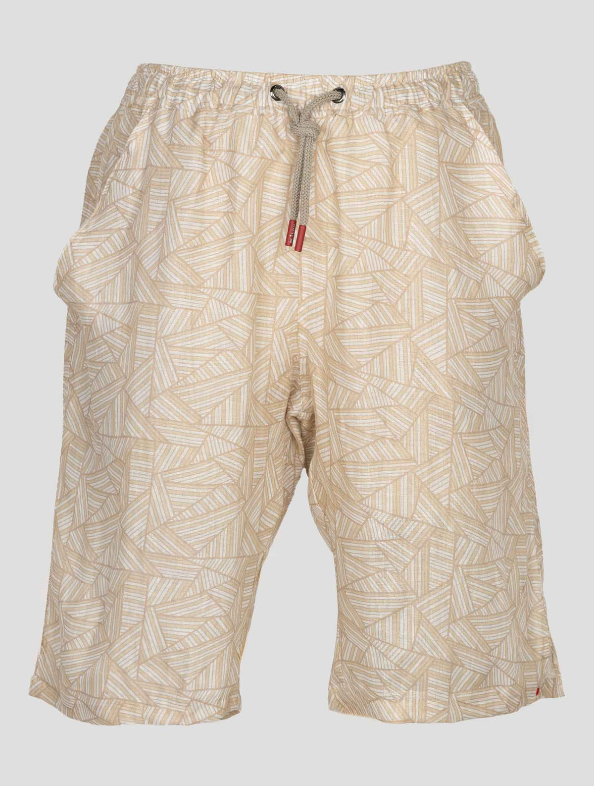 Kiton Beige Linen Short Pants KJY49 1