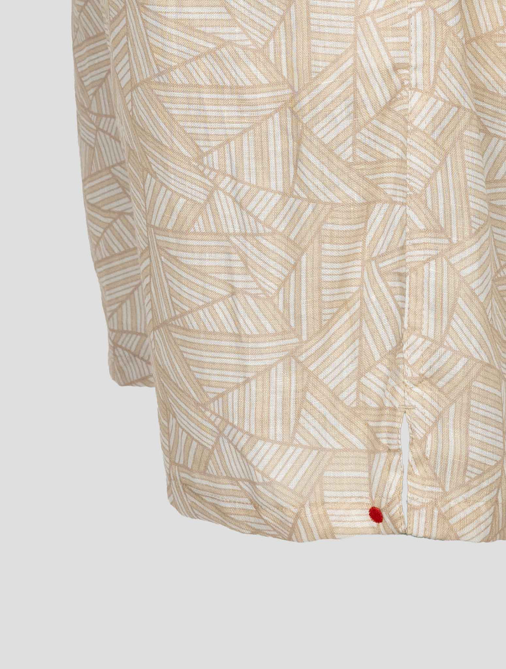 Kiton Beige Linen Short Pants KJY49 4