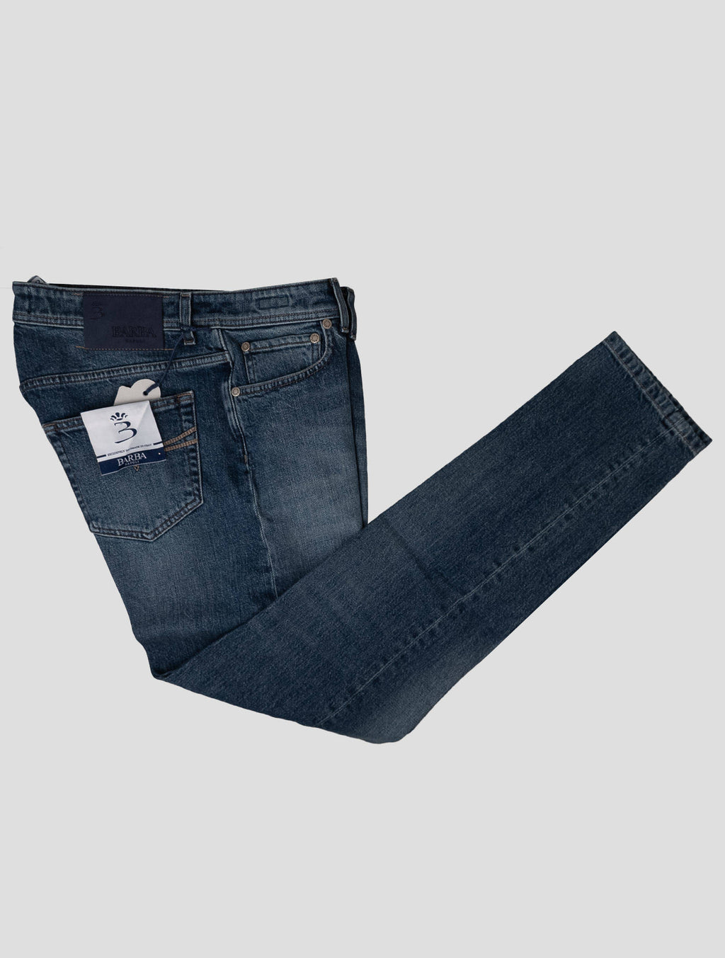 Barba Napoli Blue Cotton Ea Jeans BJY2 4