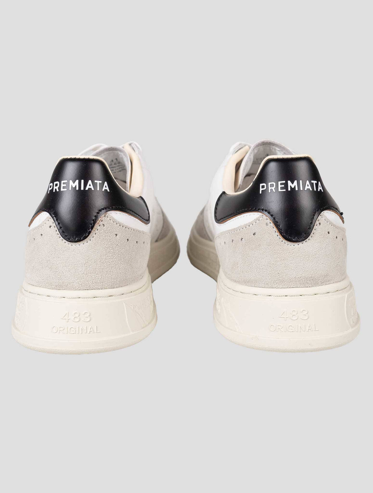 Premiata White Leather Sneakers 6