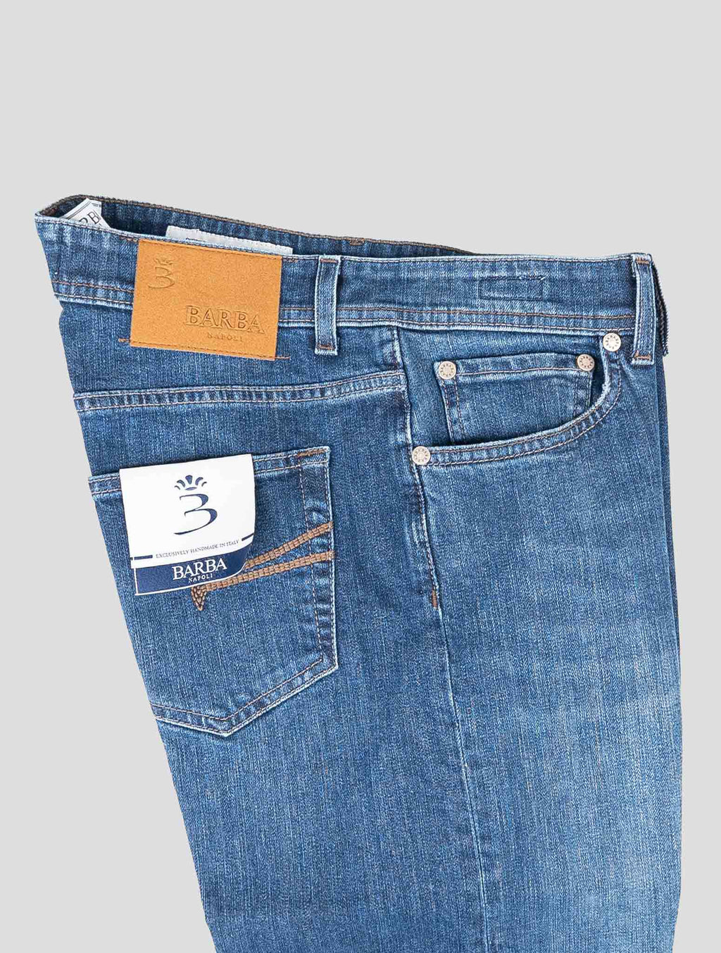 Barba Napoli Blue Cotton EA Jeans BJY4 3