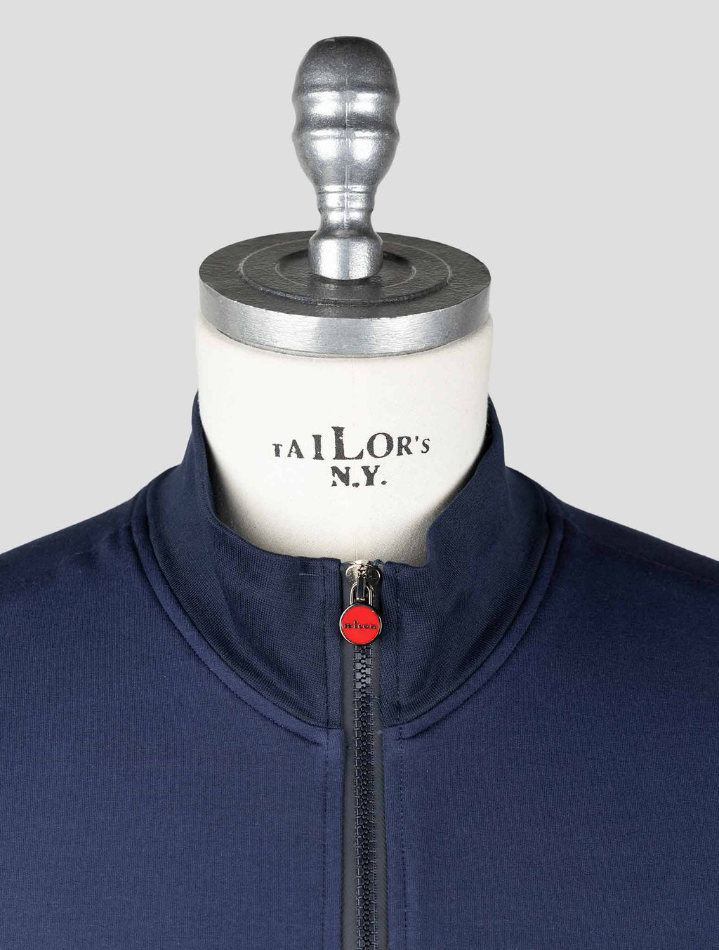 Kiton Blue Cotton Ea Coat B-ONE KCZ7 3