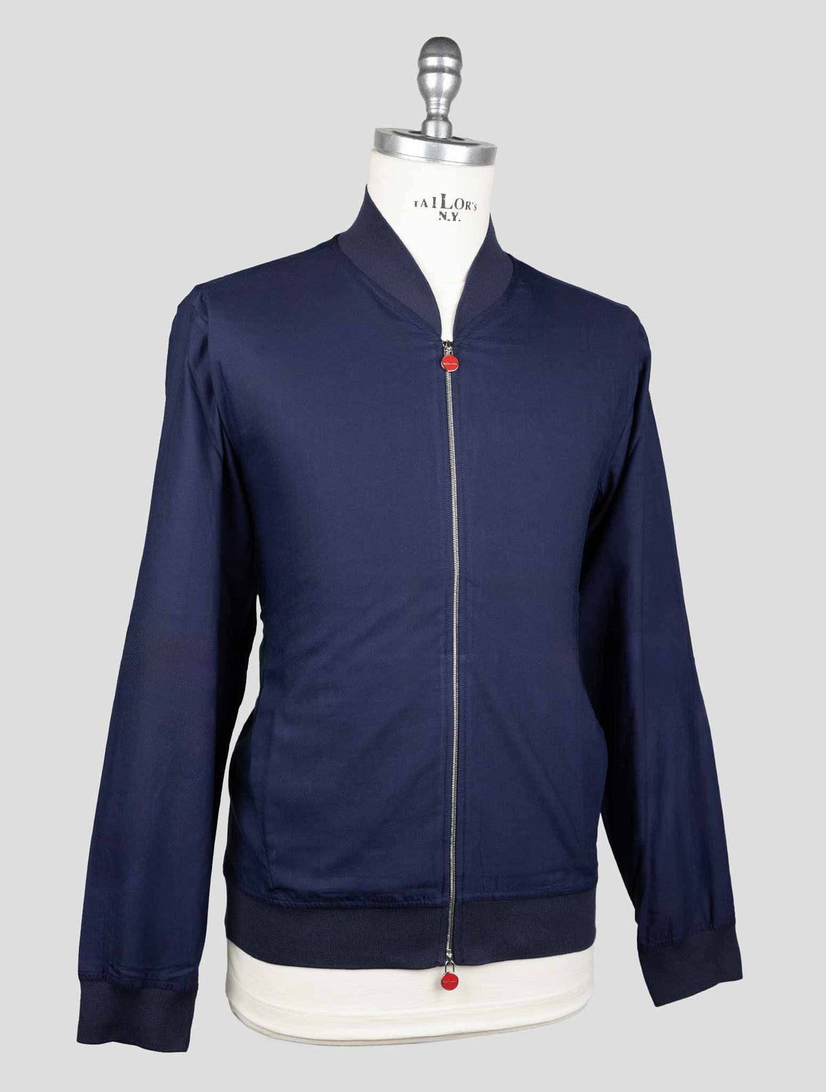 Kiton Blue Linen Coat KCZ20 2