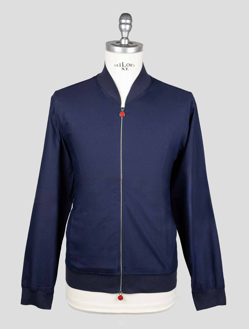 Kiton Blue Linen Coat KCZ20 6