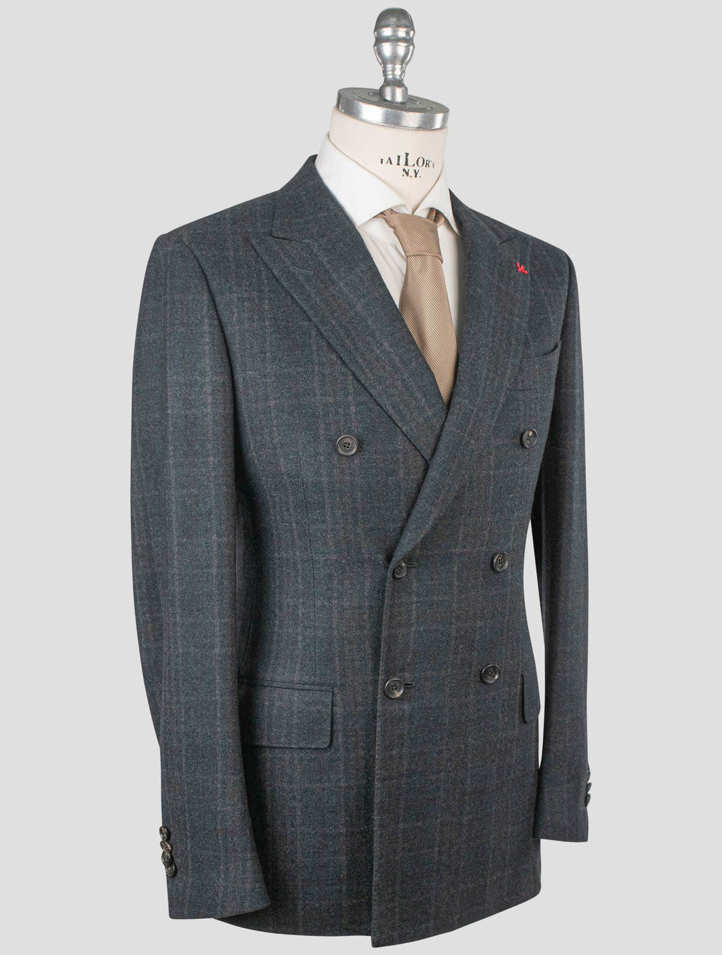 Isaia Isaia Green Wool Blazer Green 001