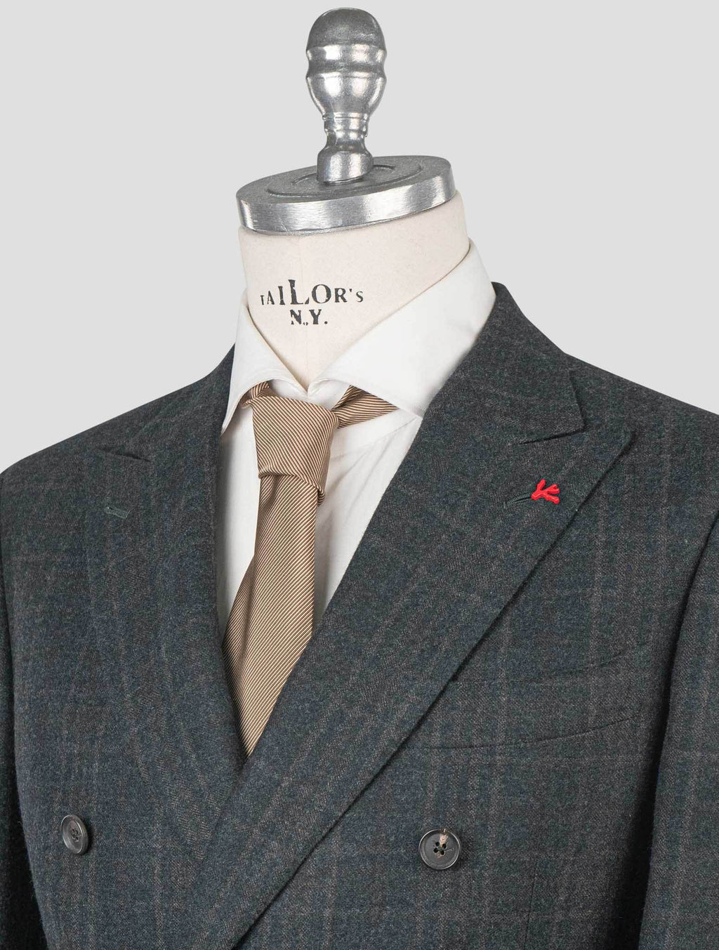 Isaia Green Wool Blazer