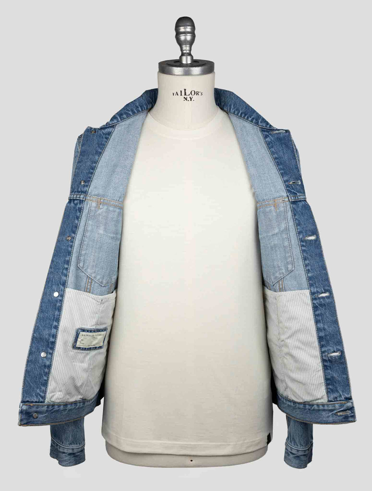 Brunello Cucinelli Denim Cotton Ea Coat CCZ1 4