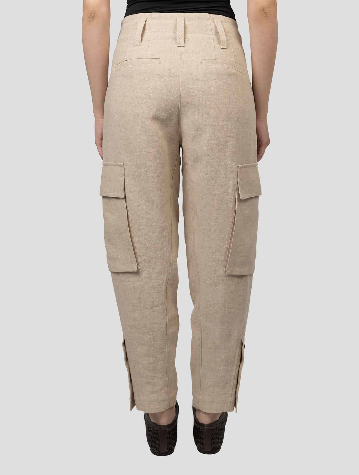 Brunello Cucinelli Beige Linen Pants CDJZ1 3