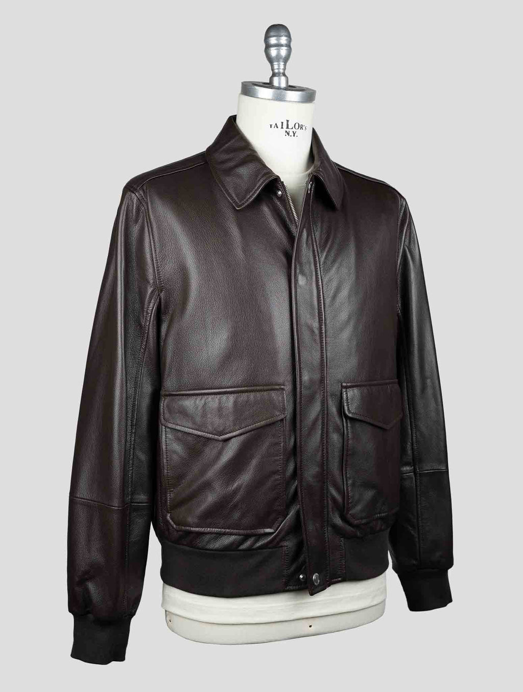 Brunello Cucinelli Dark Brown Leather Overoat CCZ2 2