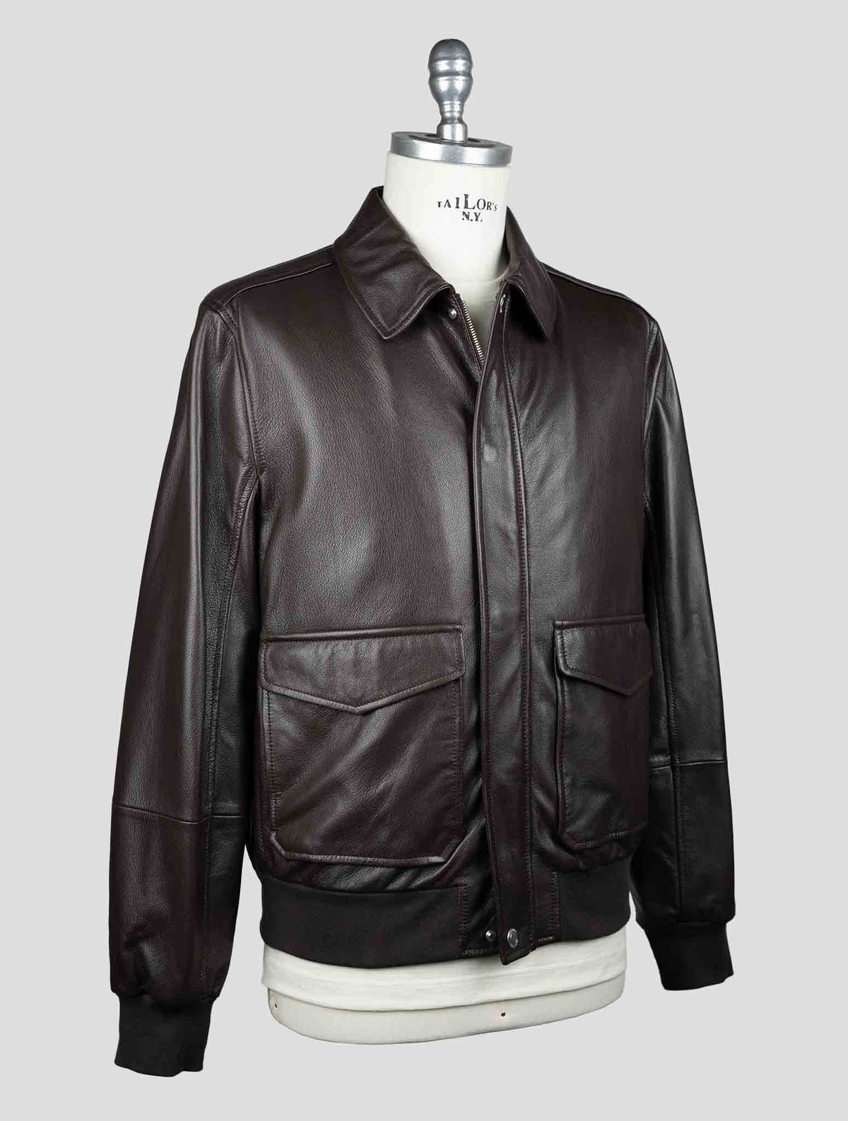 Brunello Cucinelli Dark Brown Leather Overoat CCZ2 2