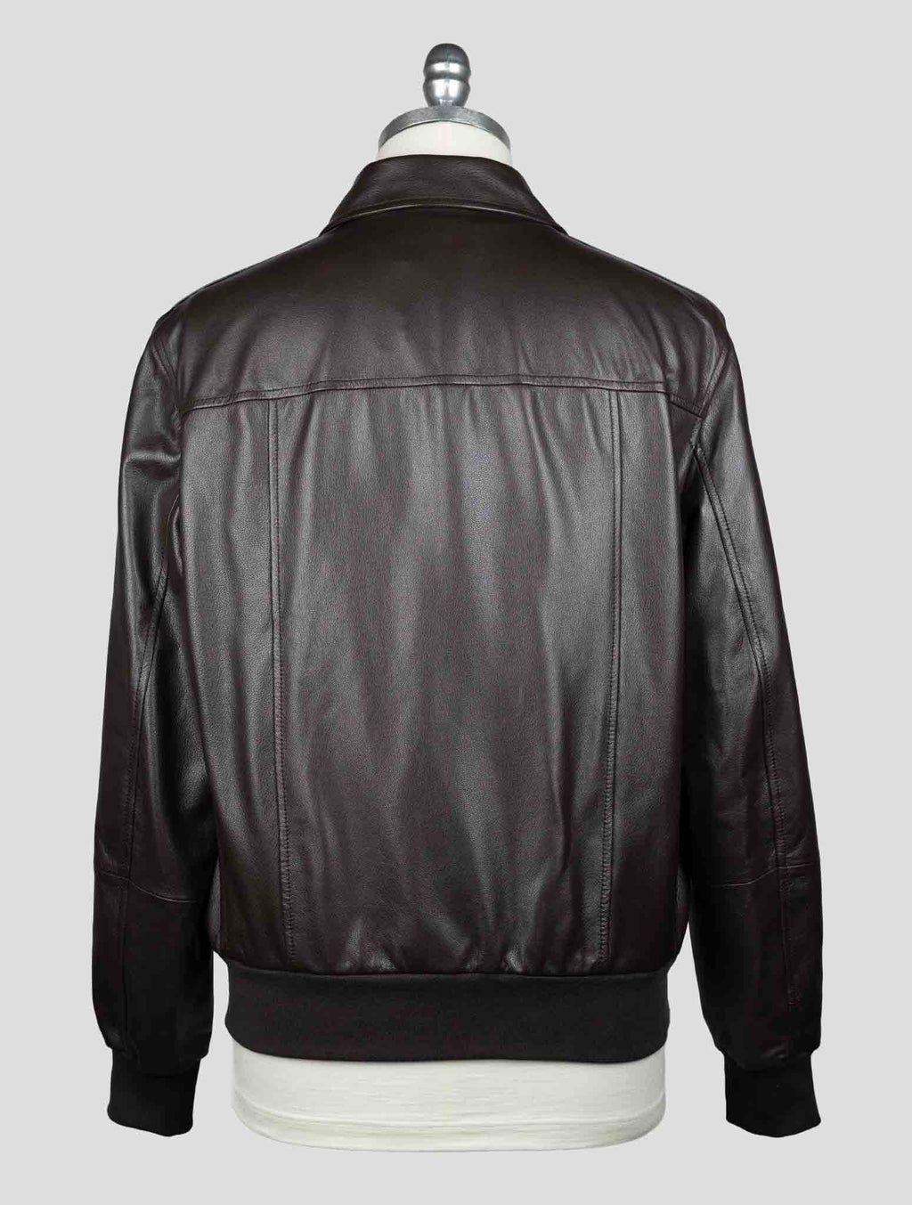 Brunello Cucinelli Dark Brown Leather Overoat CCZ2 6