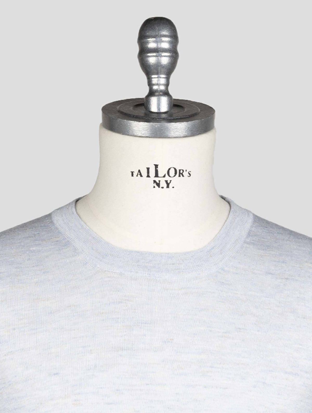 Brunello Cucinelli Gray Cashmere Silk Linen Sweater Crewneck CMZ7 3