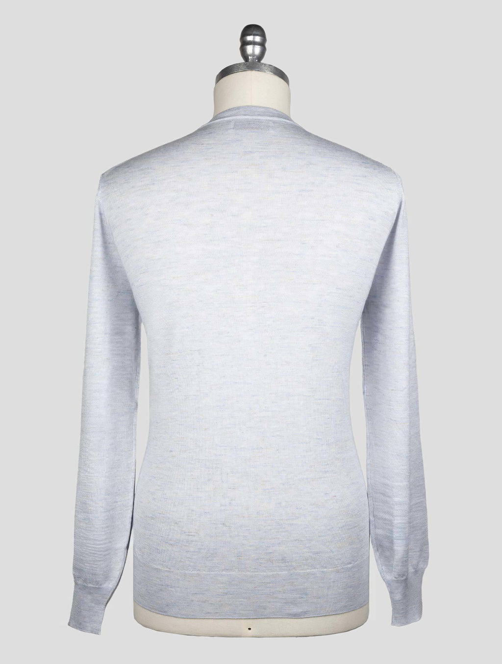 Brunello Cucinelli Gray Cashmere Silk Linen Sweater Crewneck CMZ7 4
