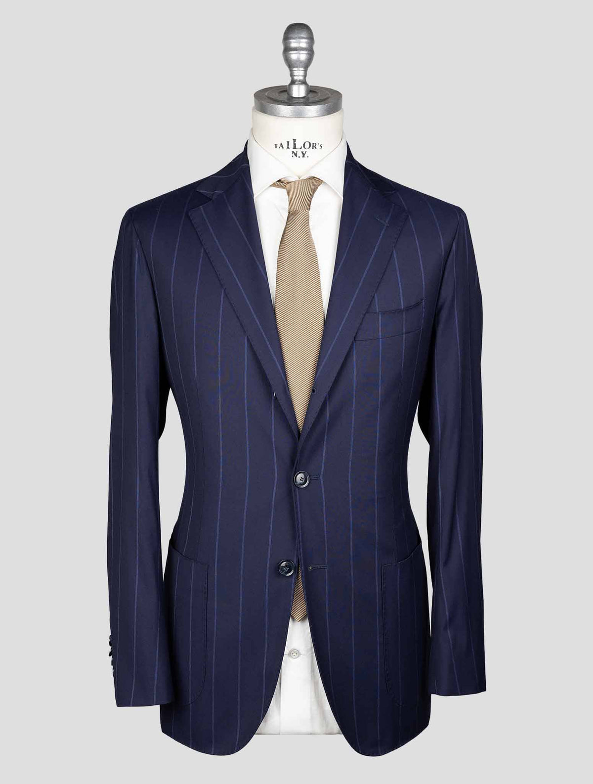 Sartorio Blue Virgin Wool Viscose Ea Suit 1