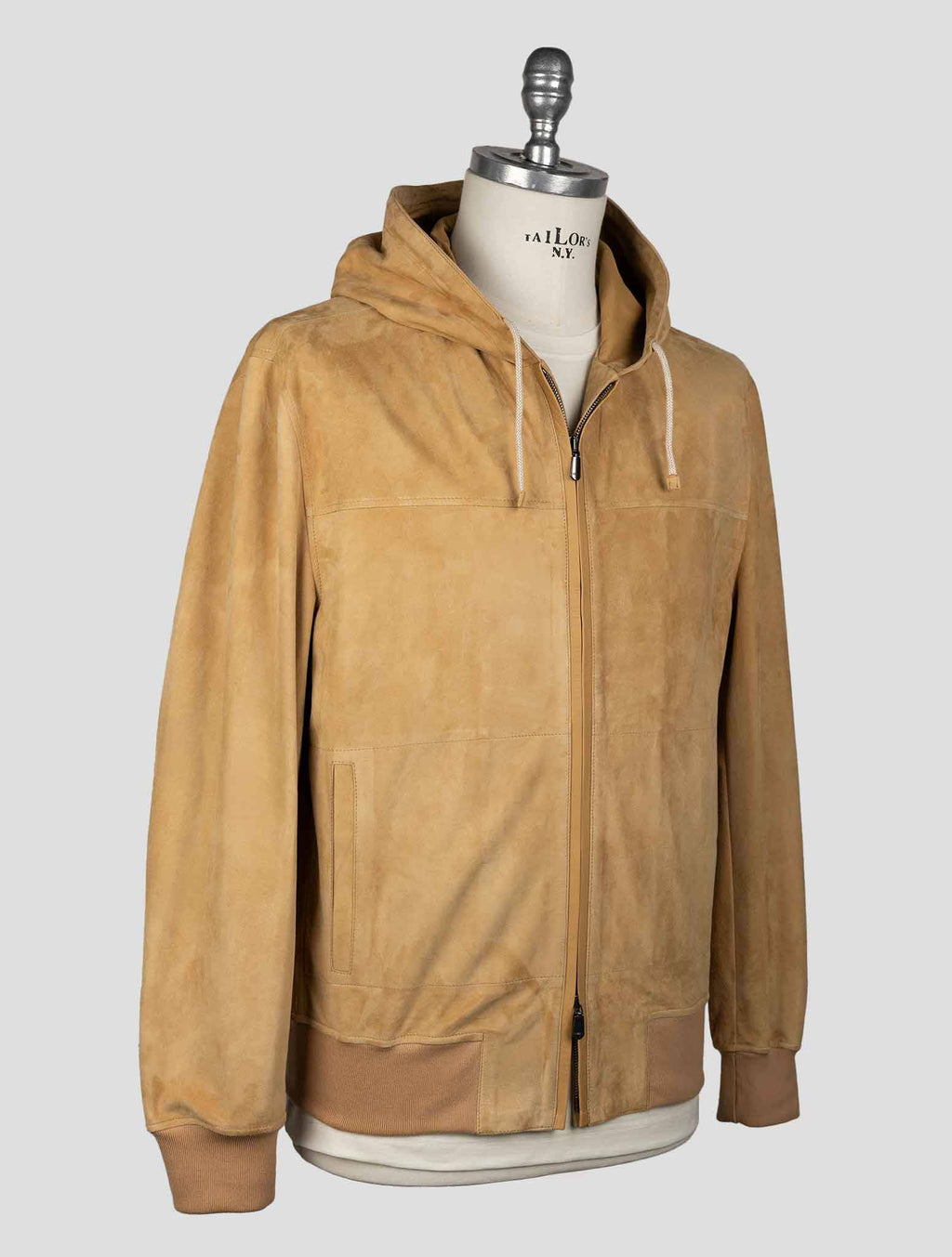 Cesare Attolini Brown Leather Suede Coat 2