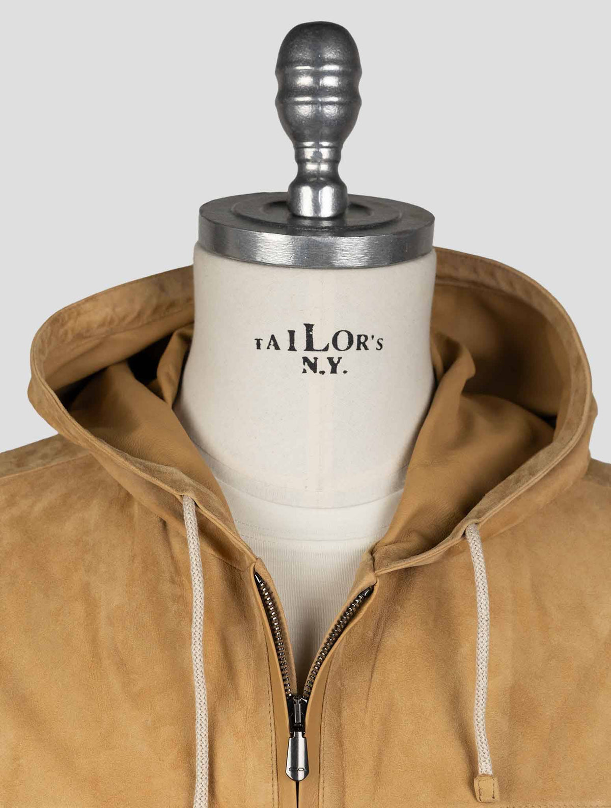 Cesare Attolini Brown Leather Suede Coat 3