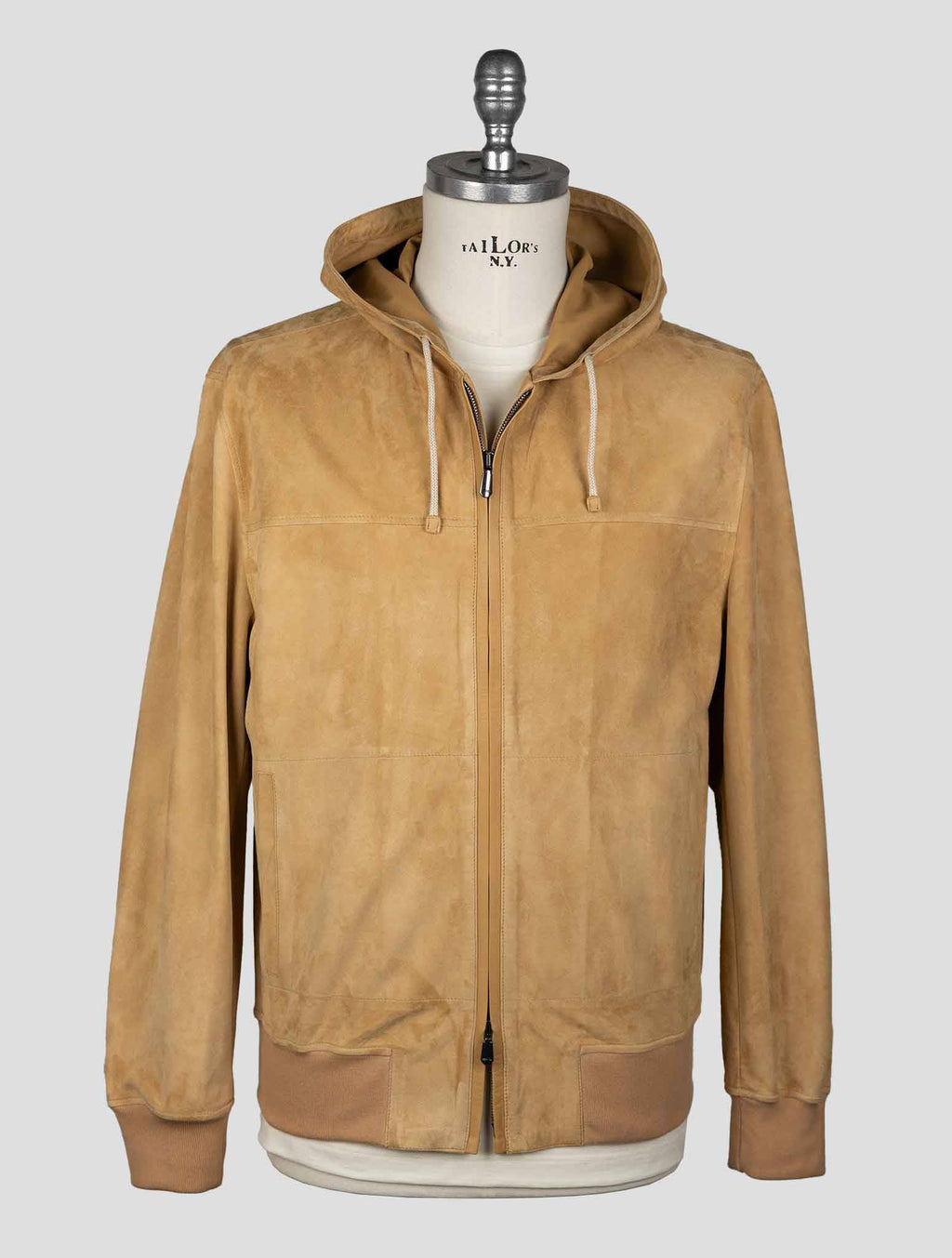 Cesare Attolini Brown Leather Suede Coat 4