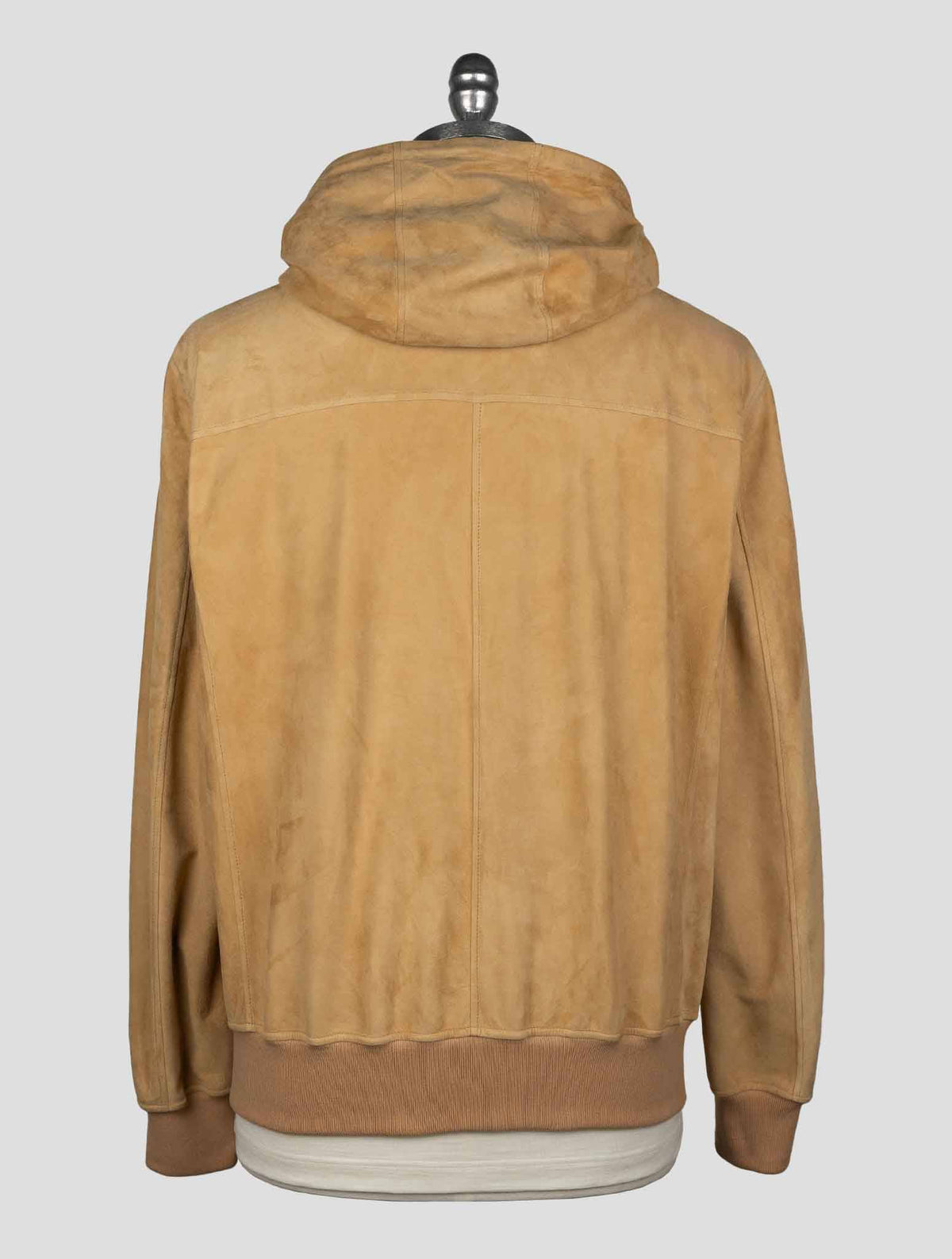Cesare Attolini Brown Leather Suede Coat 5