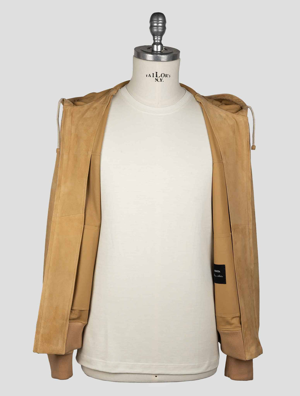 Cesare Attolini Brown Leather Suede Coat 7
