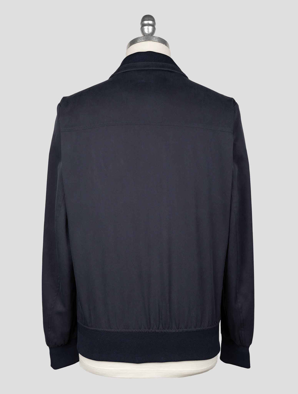 Cesare Attolini Blue Silk Coat ACZ4 5