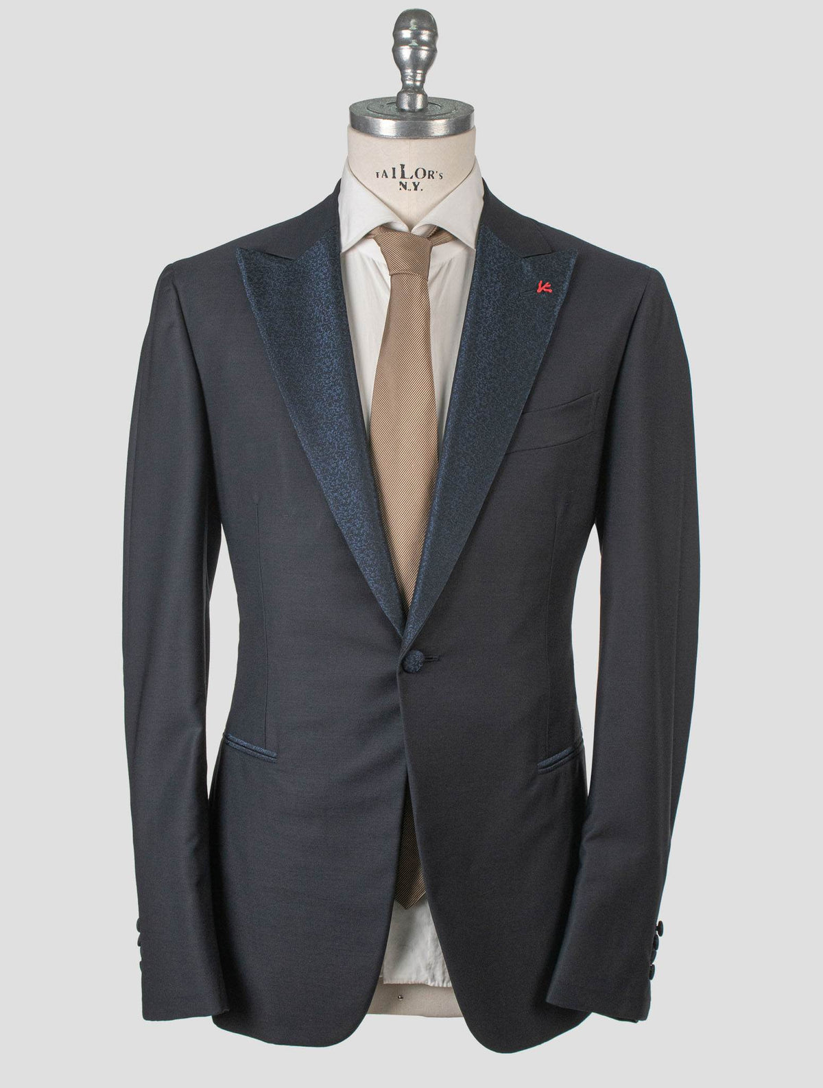 Isaia Blue Wool 130's Tuxedo Suit