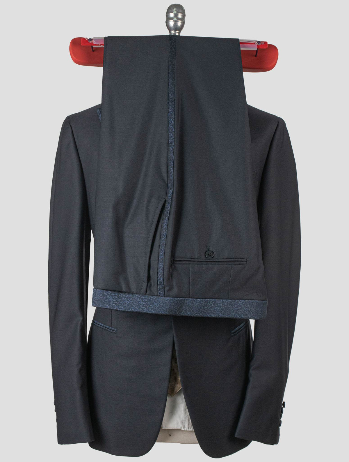 Isaia Blue Wool 130's Tuxedo Suit