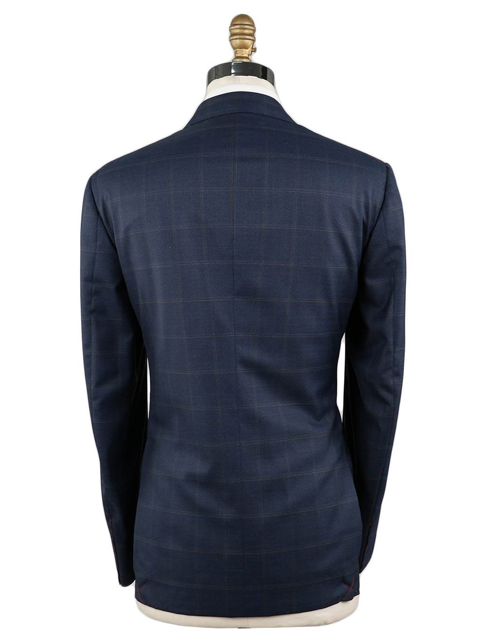 Isaia Blue Brown Wool 140'S Suit