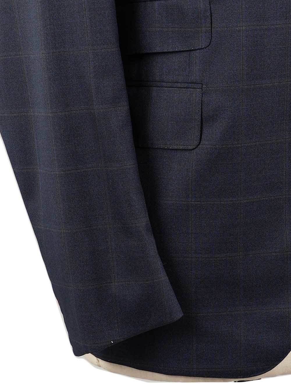 Isaia Blue Brown Wool 140'S Suit