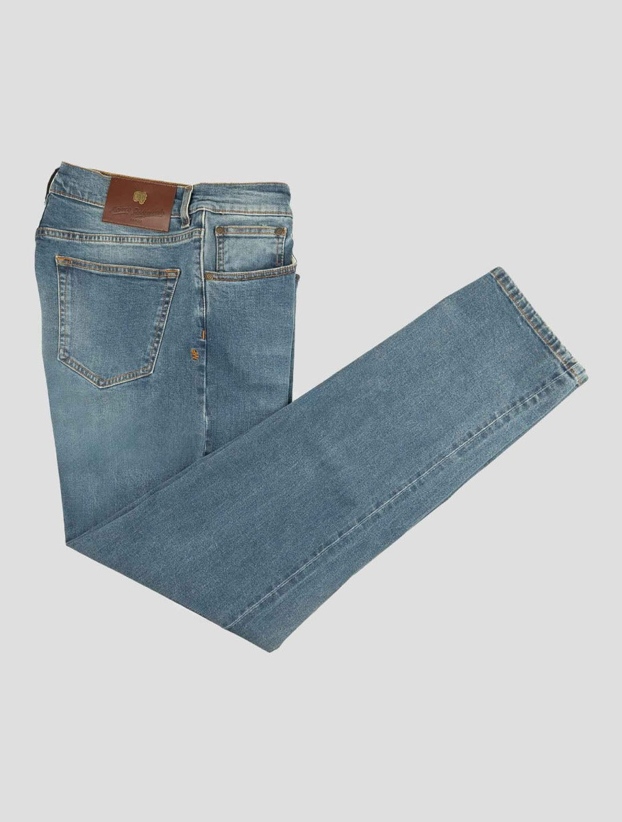 Marco Pescarolo Blue Cotton Ea Jeans
