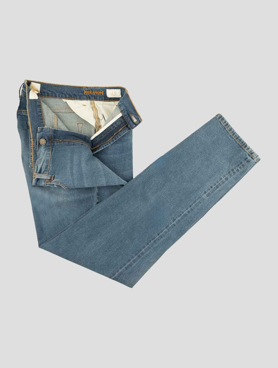 Marco Pescarolo Blue Cotton Ea Jeans