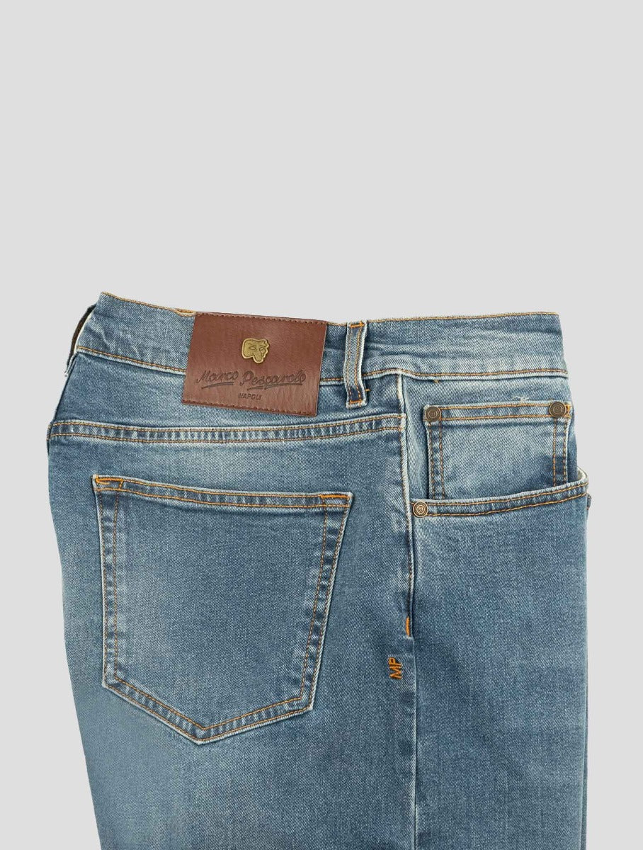 Marco Pescarolo Blue Cotton Ea Jeans