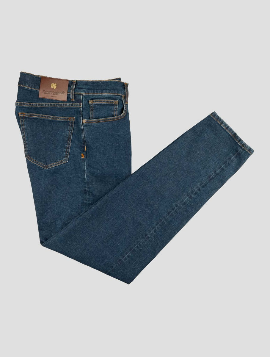 Marco Pescarolo Blue Cotton Ea Jeans
