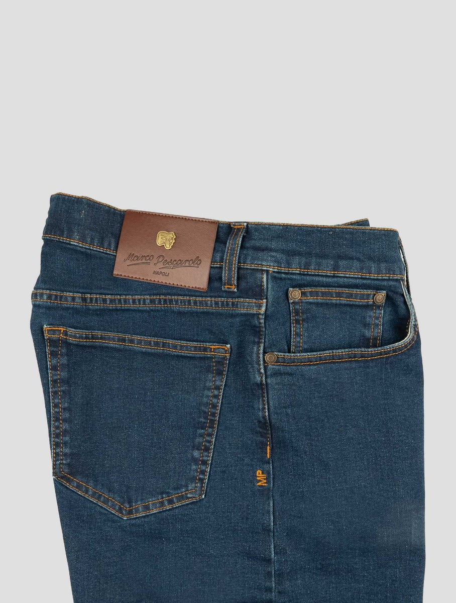 Marco Pescarolo Blue Cotton Ea Jeans